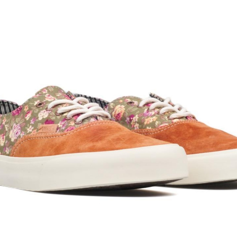 Floral VANS Era Decon CA Mocha Bisque